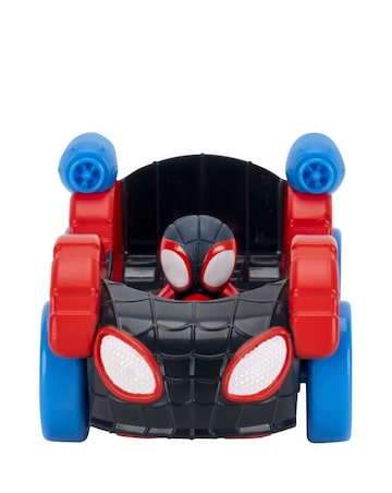 Marvel Spidey and His Amazing Friends Construction Zone Chaos Race Track Set