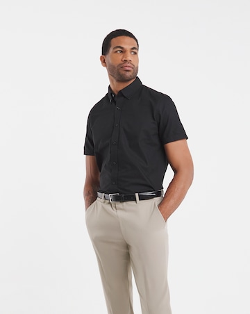 Short Sleeve Oxford Shirt Long Length