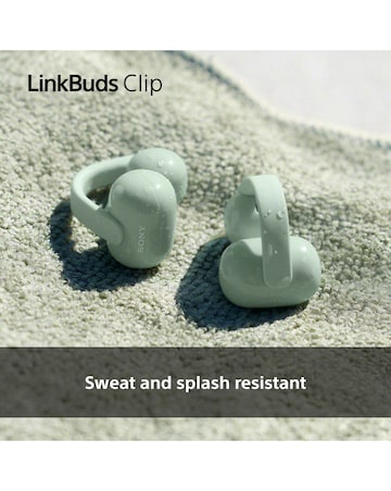 Sony LinkBuds Clip Open-Ear True Wireless Earbuds - Black