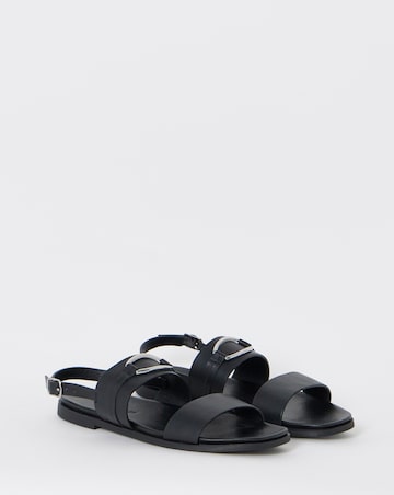 Avril Ring Detail Slingback Sandals - Extra Wide Fit (EEE)