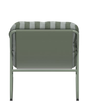 Charles Bentley Green Stripe Rocking Chair