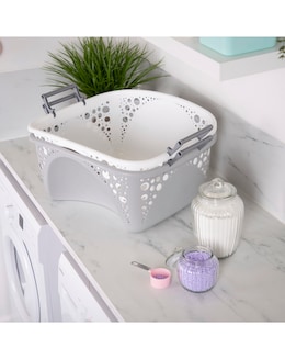 Minky Stackable Laundry Basket Set of 2