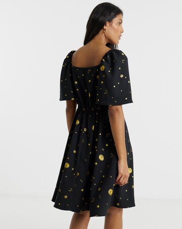 Twisted Wunder Cordella Gold Mini Dress