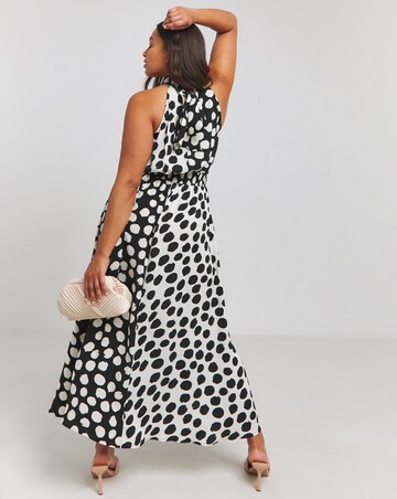 Joe Browns Stunning Halterneck Polka Dot Maxi Dress