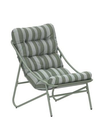 Charles Bentley Green Stripe Bistro Set