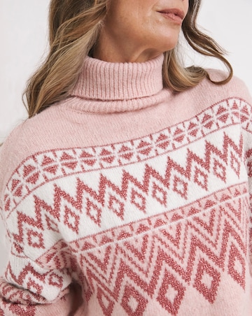 Pink Fairisle Jumper