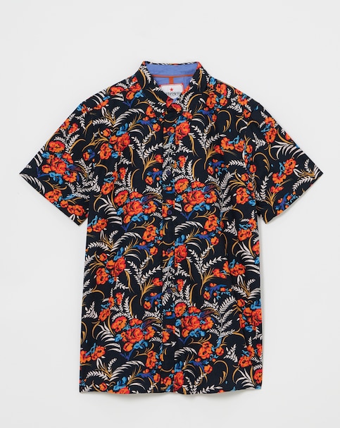 Joe Browns Fiery Fun Floral Shirt Long Length