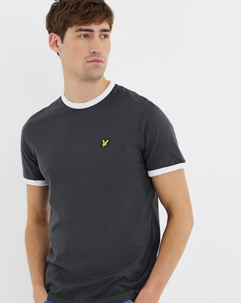 Lyle & Scott Ringer T-Shirt - Gunmetal