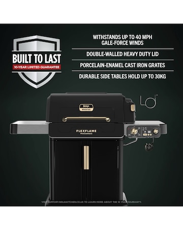 Ninja FlexFlame Outdoor Cooking System + Pro Connect App Barbecue PG305UK