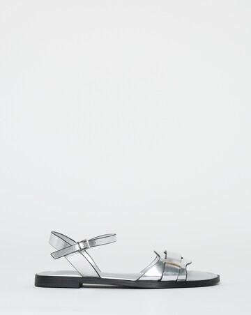 Lucia Woven Two Part Sandals - Wide Fit (E)