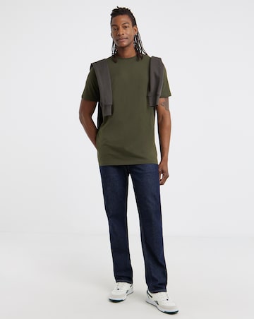 5 Pack Crew Neck T-Shirts Long - Multi