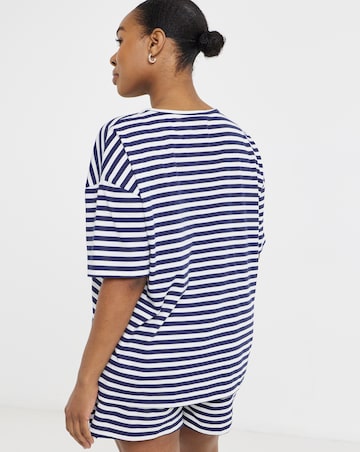 Pretty Secrets Back to Basics Pyjama Short Set Stripe