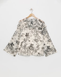 Joanna Hope Ruffle Blouse