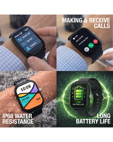 Entity Aero Smart Watch Bundle - Black/Lilac