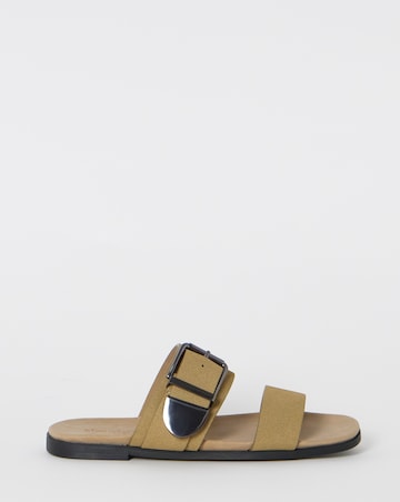 Natasha Buckle Detail Sandals - Wide Fit (E)