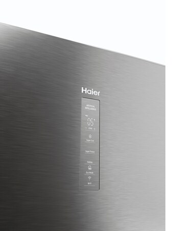 Haier HTW5618ENMG Combi Series 5 180cm Fridge Freezer - Inox