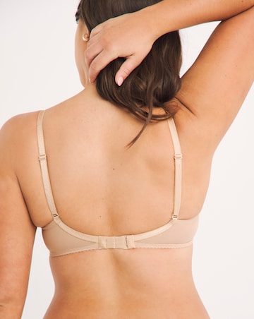 Gossard Superboost Lace Padded Plunge Bra Nude