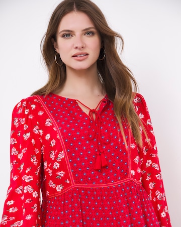 Julipa Multi Print Tiered Dress