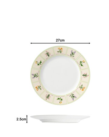 Waterside 24 Piece Wild Flowers Dinner Set