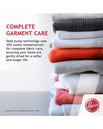 Hoover H-DRY 500 NDEH10A2TCE80 10kg Heat Pump Tumble Dryer White + Install