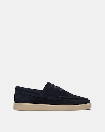 Clarks Lockford Boat Shoes - Navy