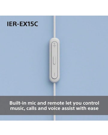 SONY IER-EX15C USB-C Wired Earphones - Pink