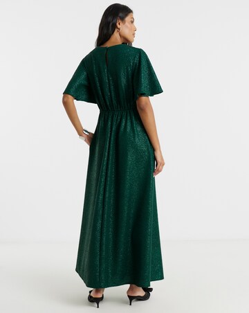 Twisted Wunder Meryl Foil Maxi Dress