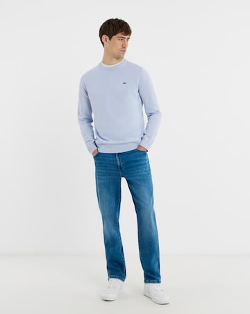 Lacoste Classic Crew Neck Knitted Jumper - Light Blue