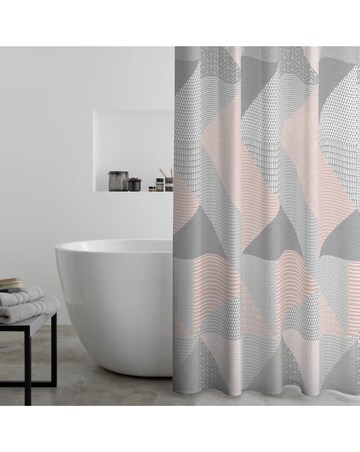 Catherine Lansfield Larsson Geo Shower Curtain