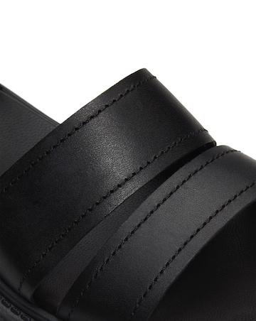 Timberland Stone Street Black Full Grain Sandals