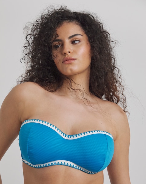 Figleaves Frida Underwired Bandeau Bikini Top