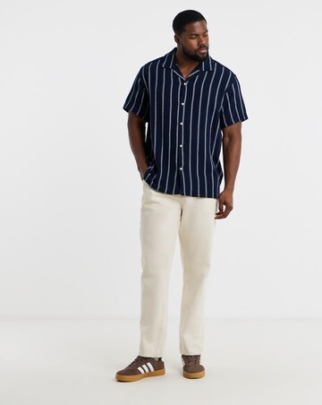 Jack & Jones Coba Stripe Shirt - Navy