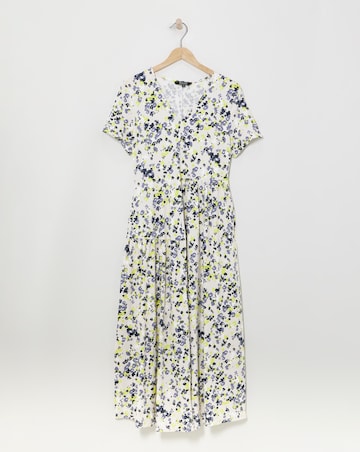 Soft Touch Tiered Asymmetric Swing Dress