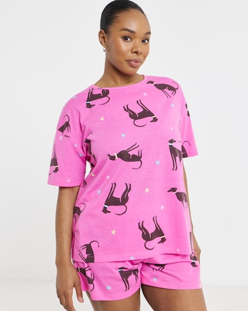 Pretty Secrets Value Pyjama Short Set Dog Print