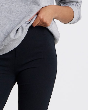 Black Cotton Cycling Short