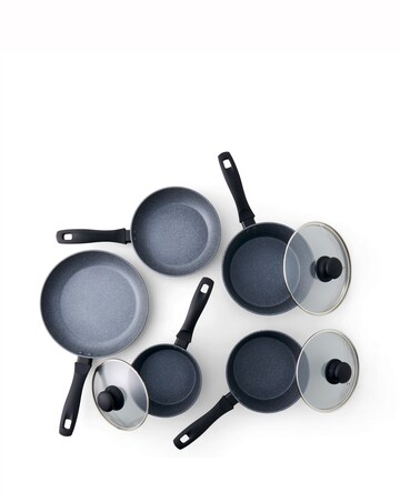 Russell Hobbs Metallic Marble 5 Piece Pan Set