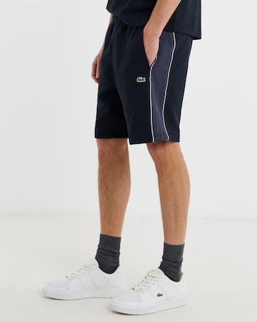 Lacoste Colourblock Sweat Shorts - Black