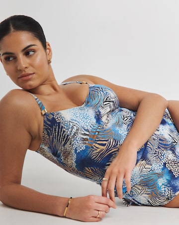 Fantasie Seraya Sands Wired Adjustable Tankini Top Denim