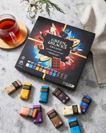 Green & Black's Organic Tasting Collection 360g - Milk & Dark Chocolate