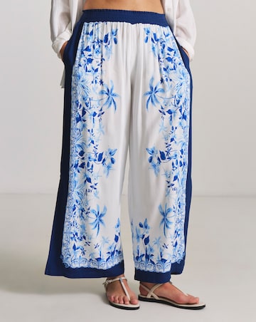 Figleaves Lisbon Print Beach Trousers