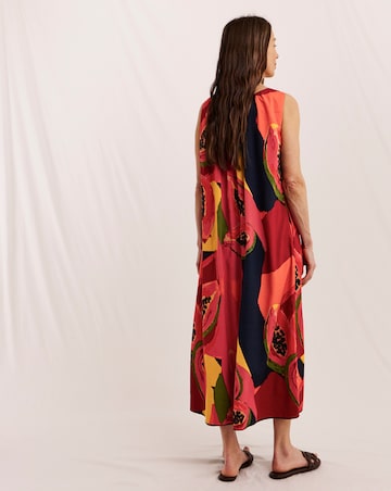 Julipa Printed Reversible Midi Dress