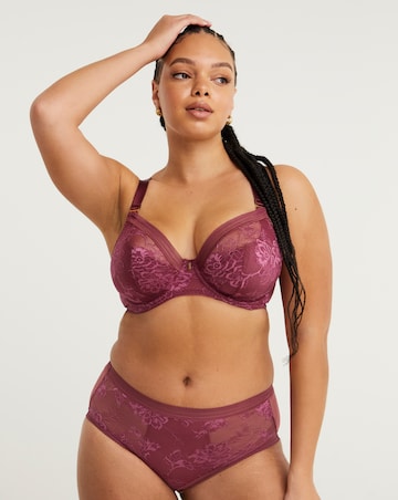 Fantasie Fusion Lace Plunge Wired Bra Rosewood