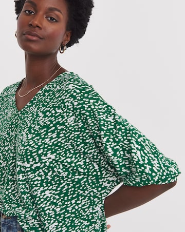 Printed Oversized Top