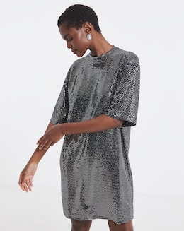Sparkle T-shirt Dress