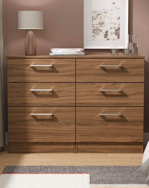 Briar Ready Assembled 6 Drawer Chest