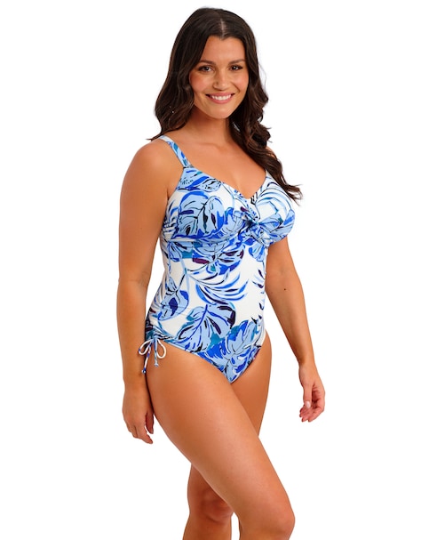 Fantasie Kefalonia Underwire Twist Front Swimsuit With Adjustable Leg