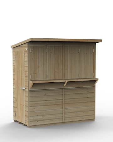 Forest Pressure Treated Shiplap 6x3 Pent Garden Bar (Home Delivery)