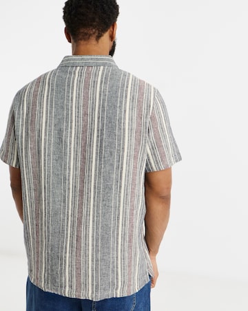 Textured Stripe Co-ord Shirt