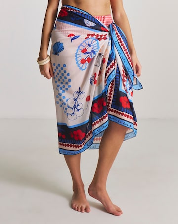 MAGISCULPT Beach Sarong Dolce Vita Print