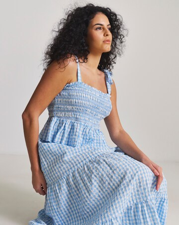 Beach To Beach Gingham Top And Skirt Beach Co-Ord